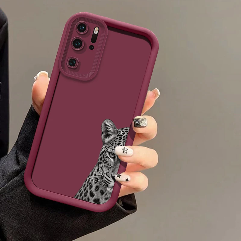 Cat Design Case For Huawei P20 P30 P50E P40 Lite P Smart Mate 20 30 40 50 Pro Y9 Prime 2019 Y7A Y9S Soft Lens Protect Cases Capa - view 6
