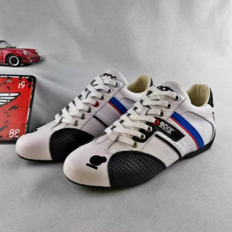 

S Cowhide dermis Racing shoes Leisure Sports Motorcycle Shoes Man Sneakers Karting AthleticCar Shoes F1 Formula