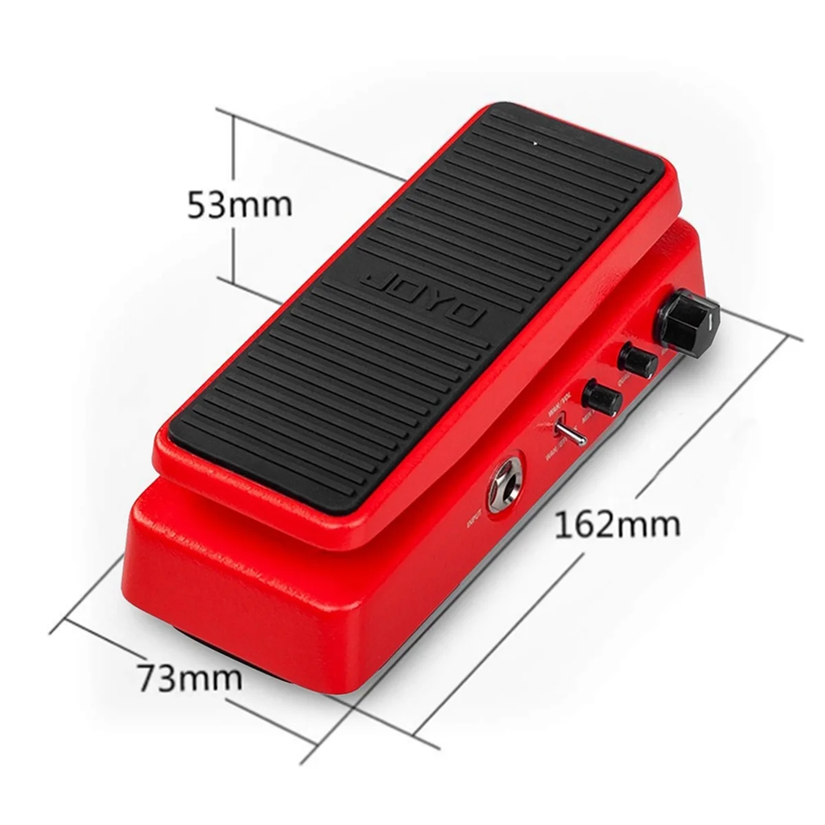 JOYO WAH-II Active Volume Control Wah Effect Pedal with Wah-Wah Volume Functions Multifunctional Wah Pedal for Electric Guitar