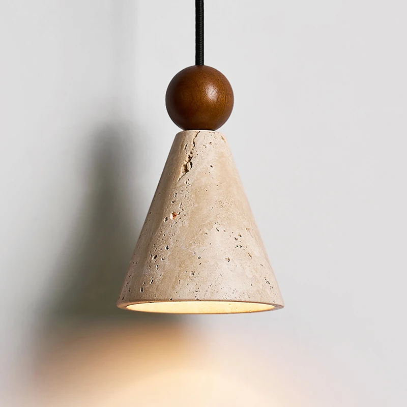 Bedroom bedside wall light vintage yellow cave stone wabi sabi style staircase foyer hallway staircase creative lighting fixture