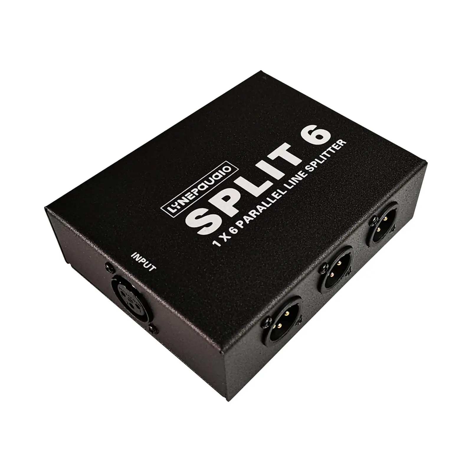 Audio Case 3-Pin Xlr Mic Input Splitter 6 Outputs XLR Cable to connect a