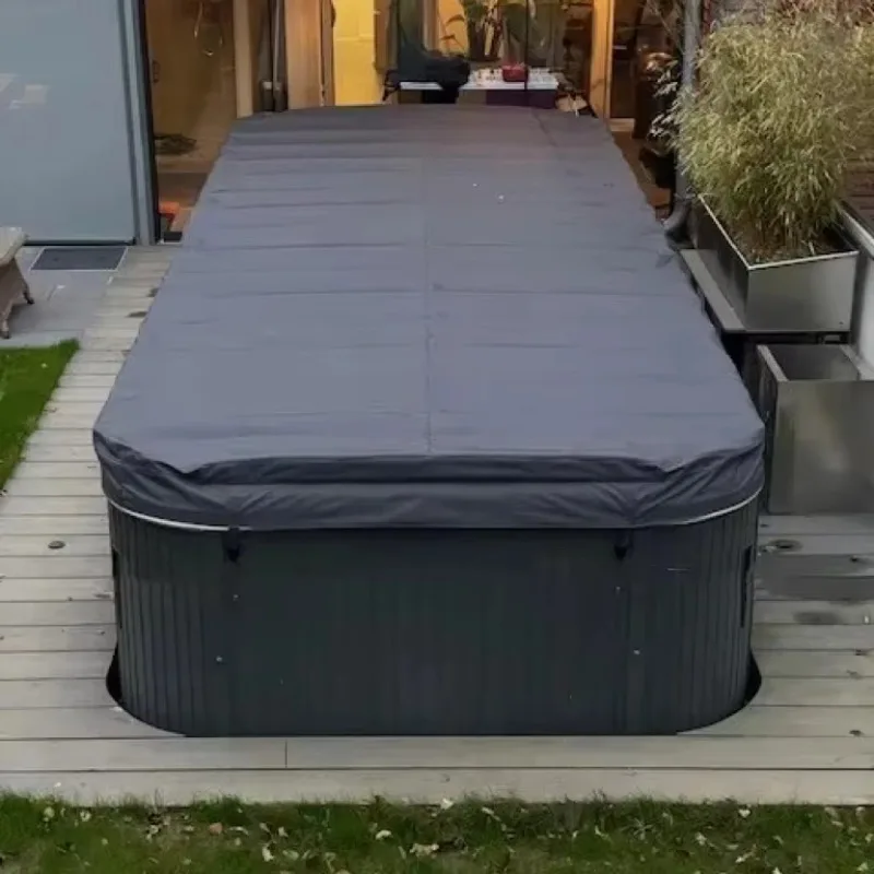 

New Roll-On Roll-Off Swim Spa Accessories Premium Cover for Optimal Water Comfort and Temperature Preservation