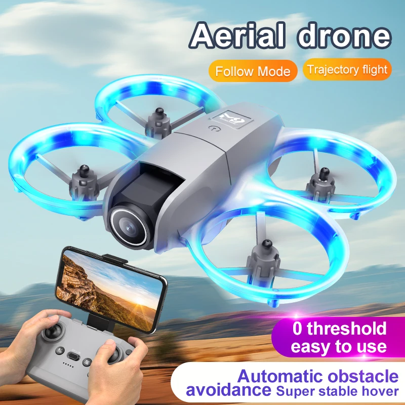 M9 드론 전문가용 카메라 4KHD 광학 흐름 위치 지정 FPV 스턴트 롤 원격 제어 RC 드론 장애물 회피 항공 쿼드콥터 장난감
