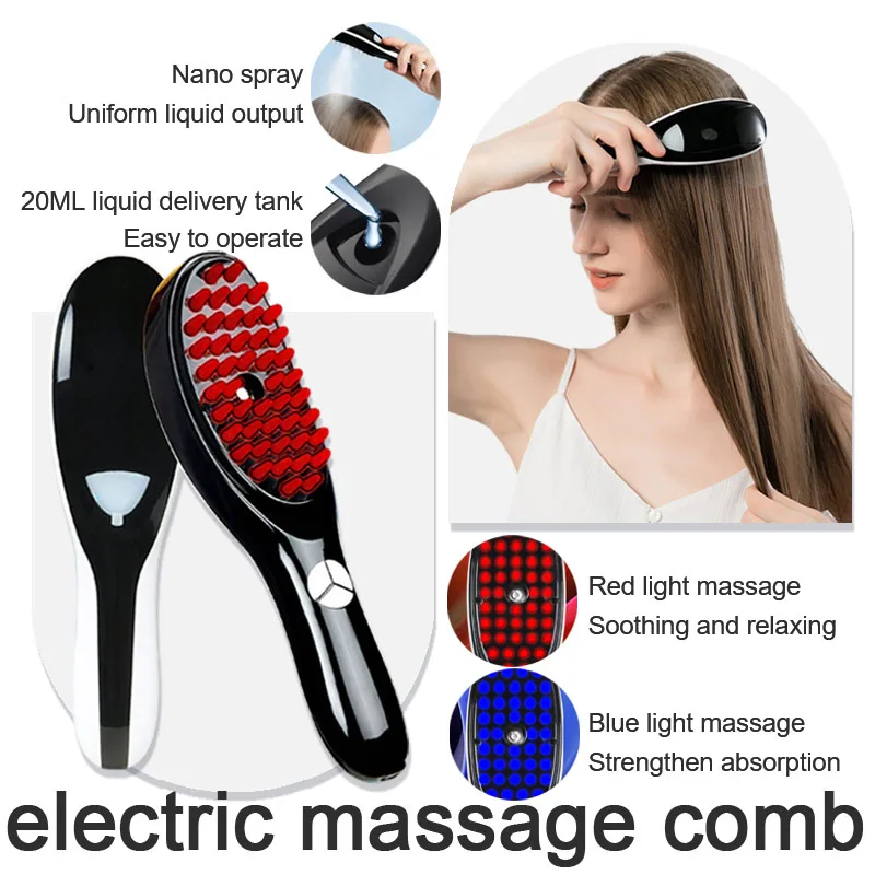 

Scalp Care Phototherapy Hair Care Device Color Light Hairdressing Electric Hair Loss Prevention Head Meridian Massage Comb
