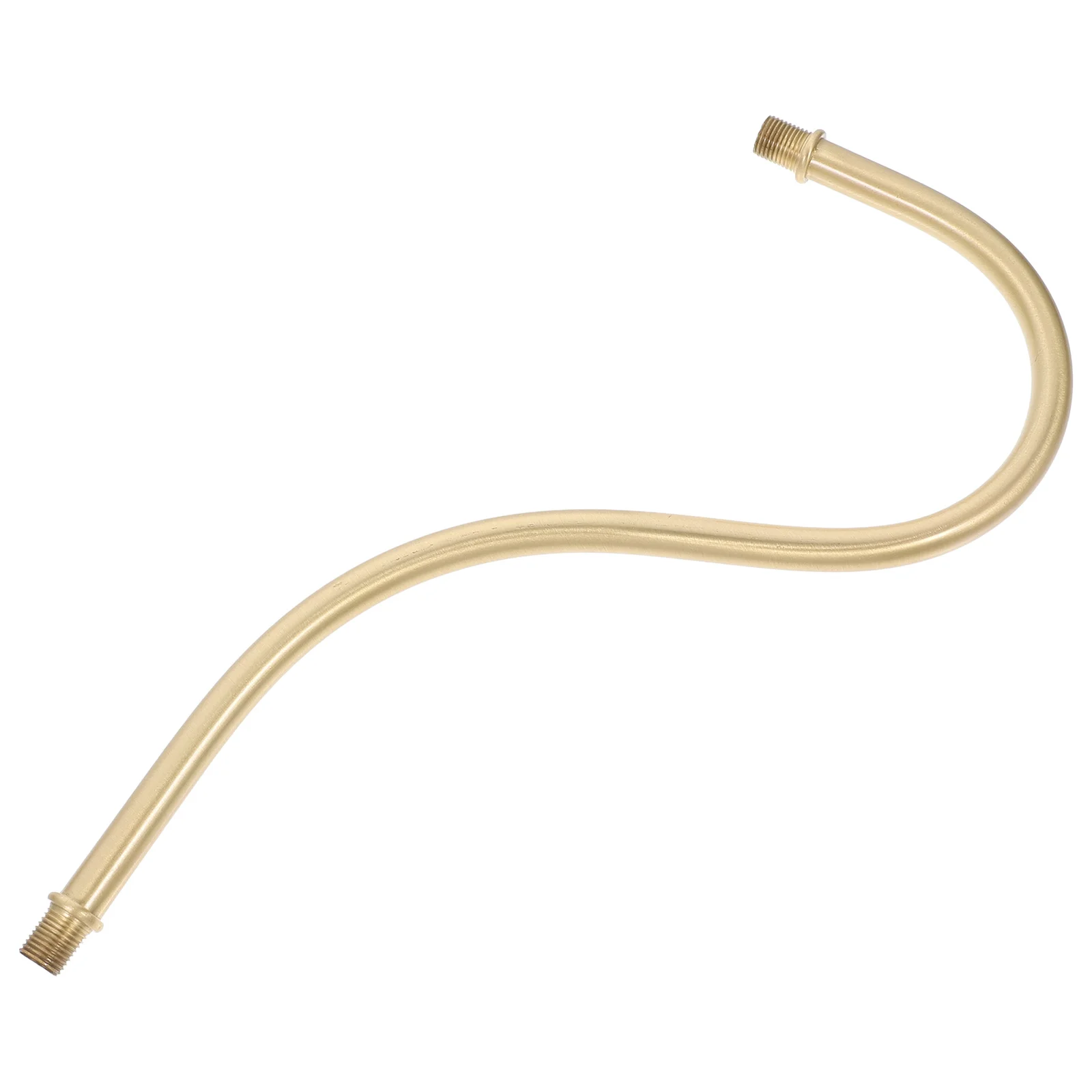 

Copper Curved Lamp Rod M10 Threaded Stem for Pendant Light Table Lamp Wall Fixture DIY Lighting Extension Tube Hardware Kit