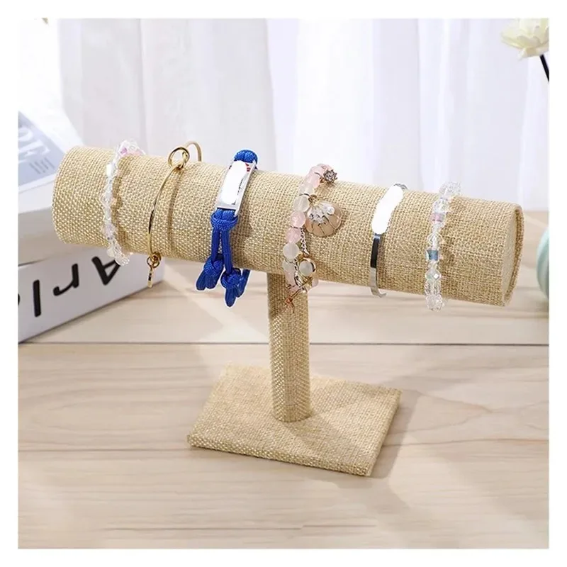 

Hairband Watch Necklace Bracelet Display Stand Rack Holder T-bar Bracelet Jewelry Chain Display Stand Holder Watch Display