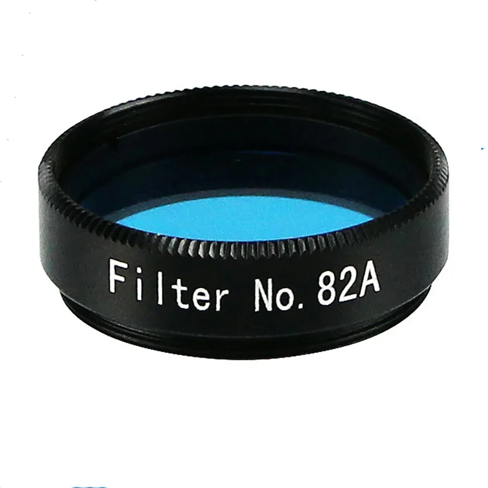 Optical Glass Astronomical Accessories 1.25 Inch NO.82A, Blue Nebula Filter Science Exploration Moon Filter