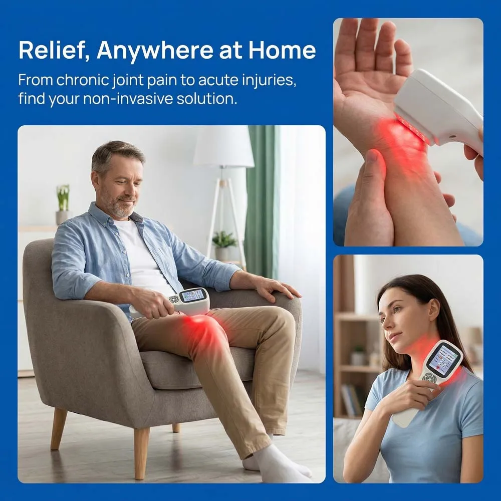 

Портативный лазерный терапевтический аппарат ZJZK 3-го поколения: ручной, удобный для путешествий, для ухода за мышцами всего тела, облегчающий боль