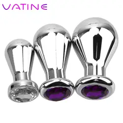 Anus Dilator Sex Toy Men And Women Anal Beads Bulbs Anal Plugs S/M/L Butt Plug Metal