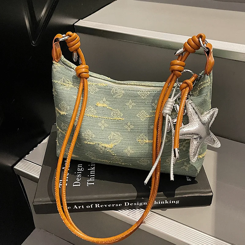 

2025 Trendy Dumpling Underarm Bag for Women Minimalist Shoulder Crossbody Purse Fashionable Handbag