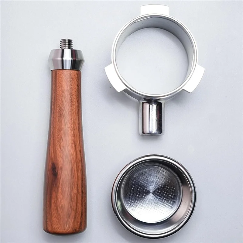 

A24R 54Mm Bottomless Portafilter Paired With Wdt Tool - Enhance Espresso Brewing Replacement Filter Basket Coffee Parts Accessor