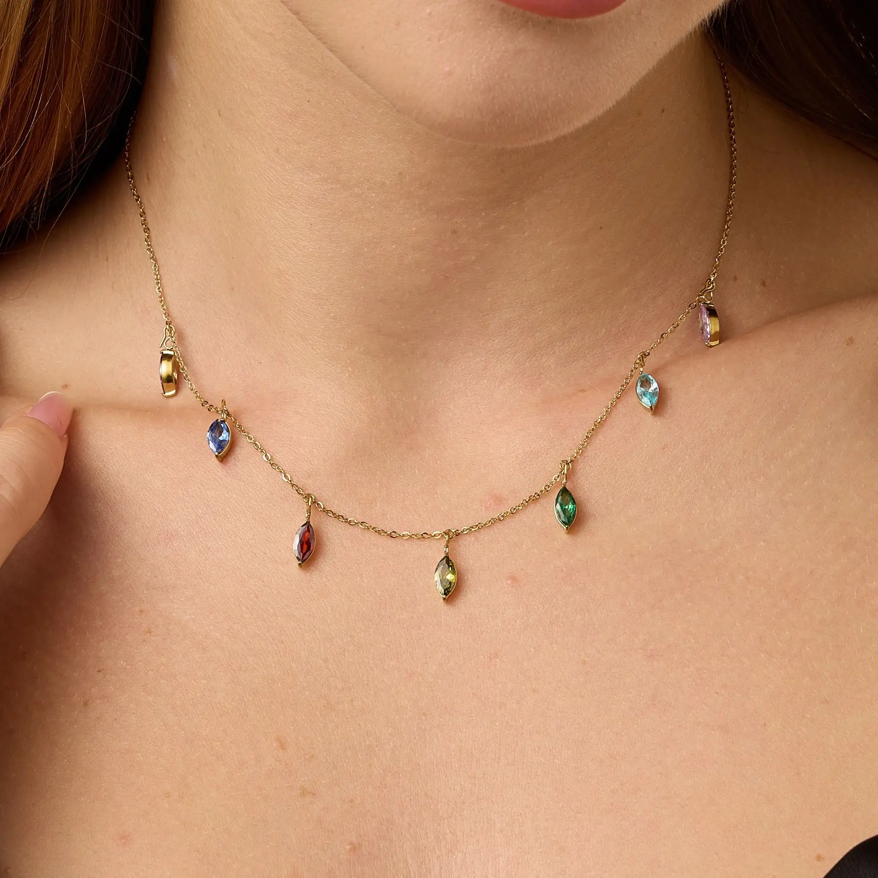 Tiny Marquise Crystal Charms for DIY Earrings