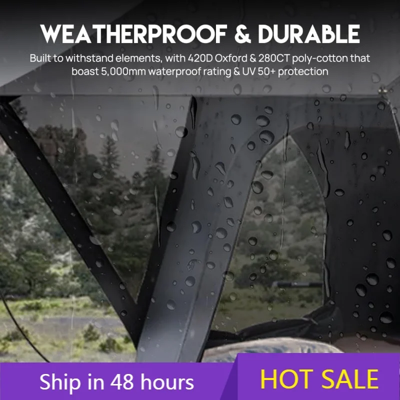 

Pop up Rooftop Tent for Car with Aluminum Shells Outdoor Events Roof Top Tent Camping Car Rooftop Tent