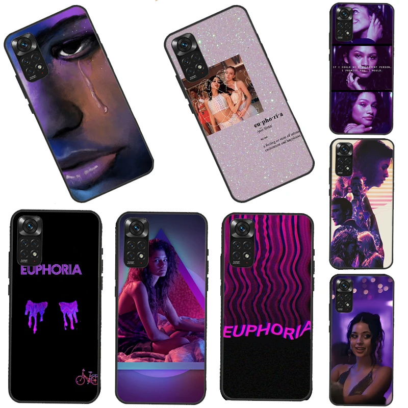 American TV Series Euphoria Luxury Case For Redmi 10 9T 9A 9C 9 Cover For Redmi Note 11 10 9 Pro Note10A 10C 10S 8T 9S Coque