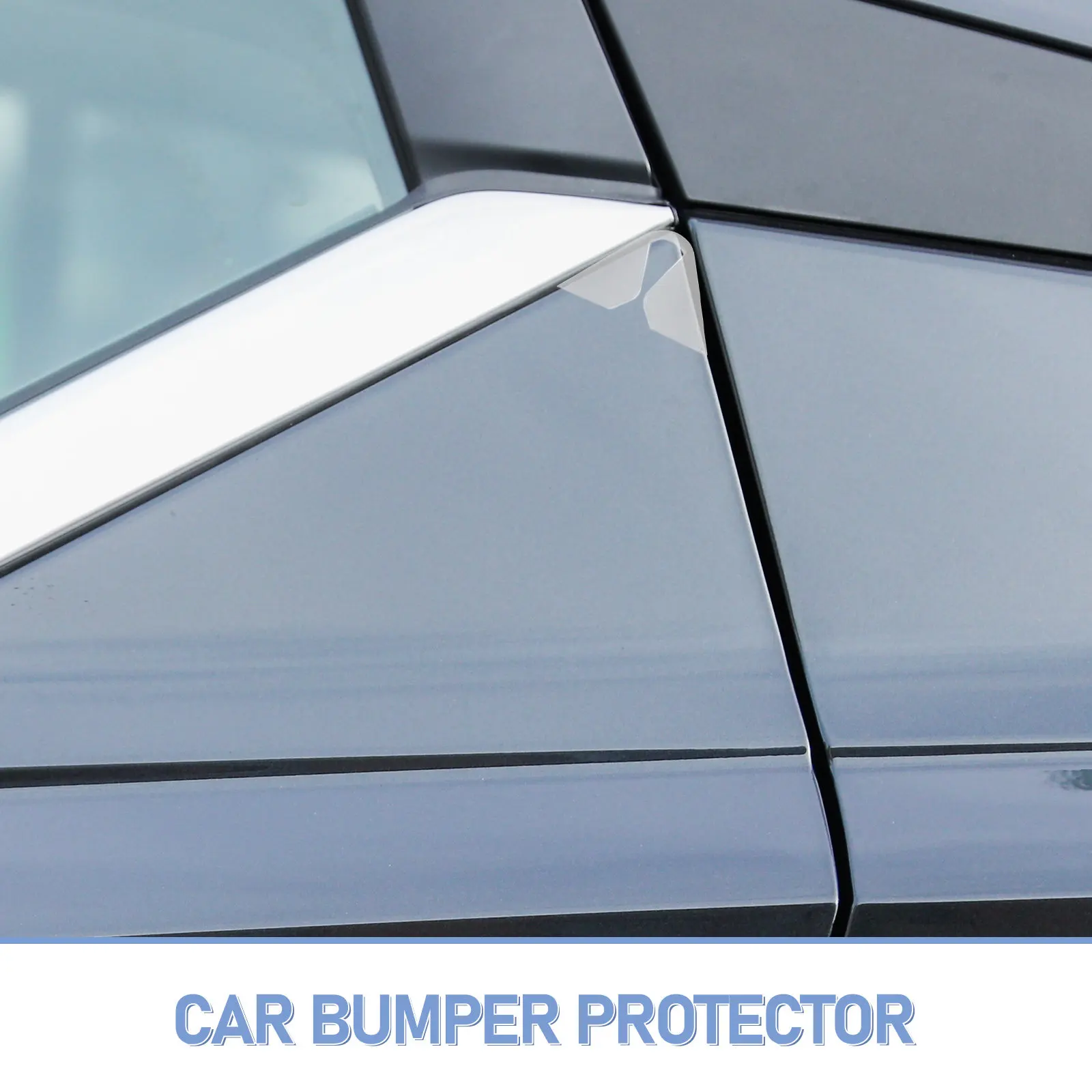 4Pcs Wear Resistant Silicone Car Door Edge Guards Clear Door Protector Strip Collision for Vehicle Doors Mirrors