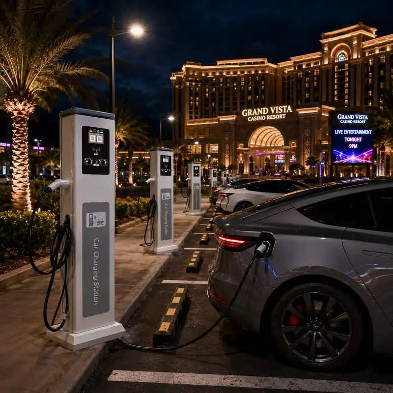 40KW 60KW DC Charging Station CCS1 CCS2 Customized Configuration OCPP Compact Cabinet Fleet Depot Smart LCD Display