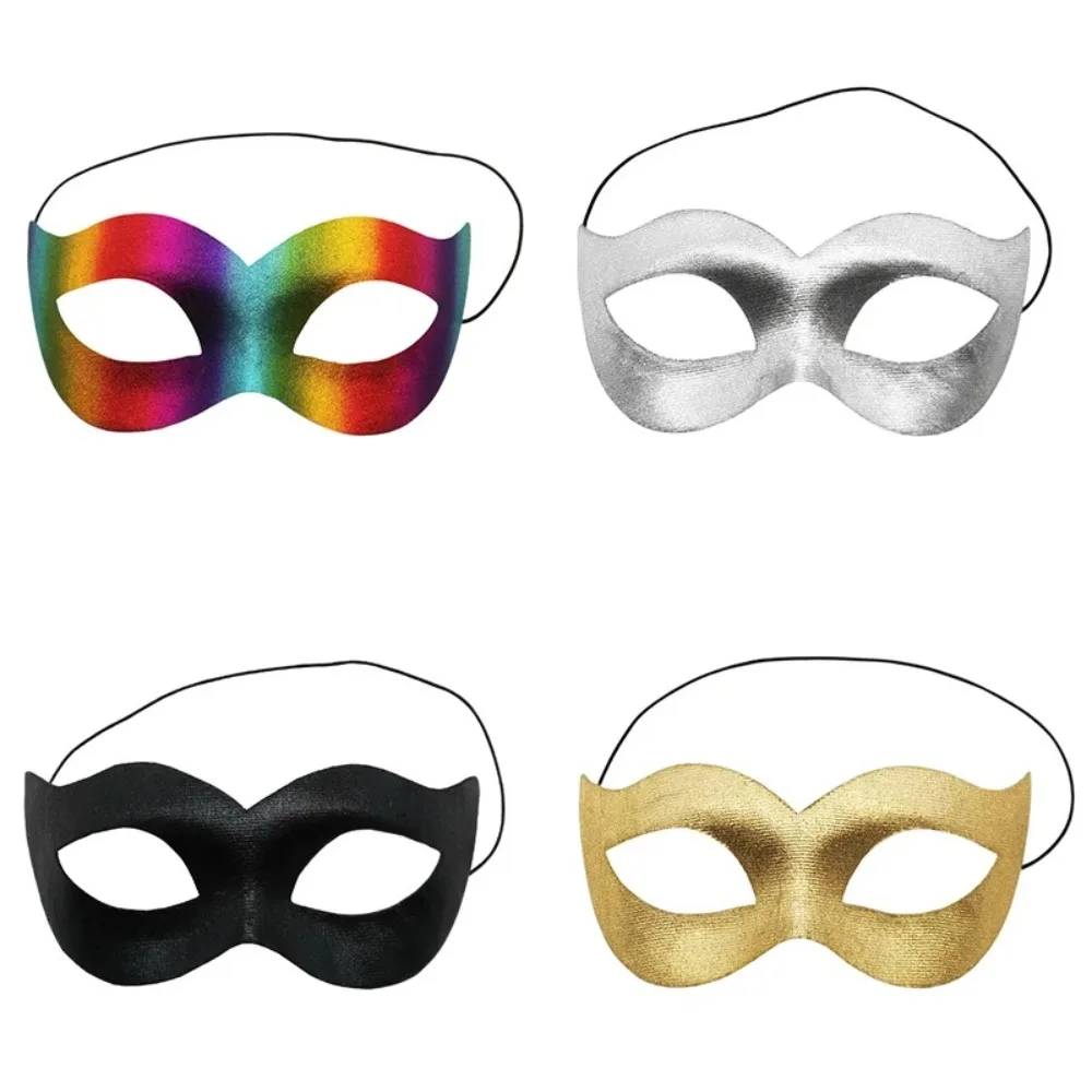 Retro PVC Halloween Masks Reusable Venetian Masquerade Half Face Mask Durable Christmas Mask Venice Mask Women/Men