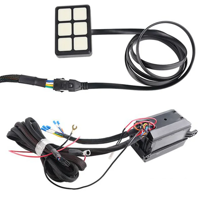 

Car 6 Gang Switch Panel Relay System Circuit Control Box For Jeep Wrangler Boat Auto Parts