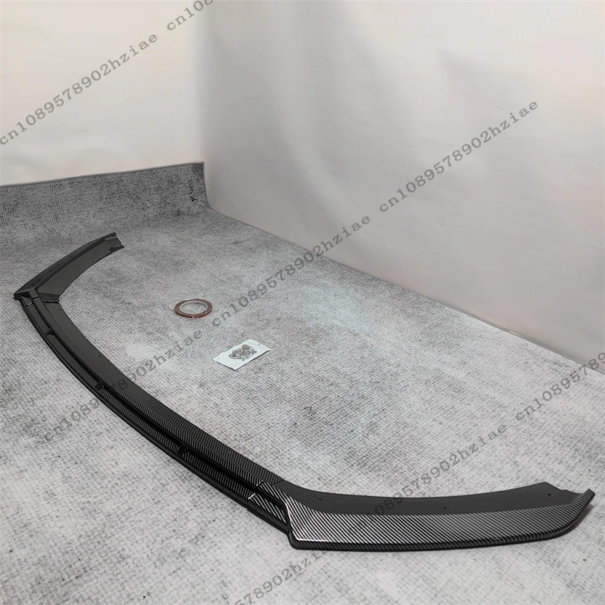 Gloss Black Front Bumper Lip Spoiler For Seat Leon MK3 MK3.5 2012-2019 ABS Spoiler Lip Diffuser Cover Tuning Custom Accessories