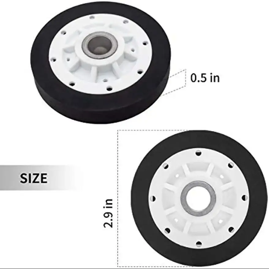 37001042 Drum Support Roller Fit for Maytag Amana Crosley Replaces WP37001042 PS11741913 AP6008773