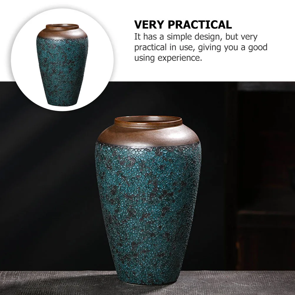 

Ceramics Vase Tabletop Flower Container Practical Home Vase Decor Desktop Flower and Plant Holder for Roses Tulips