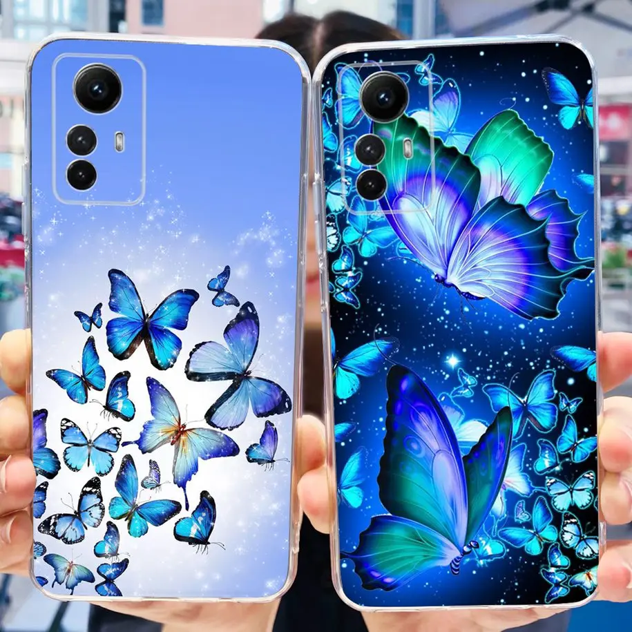 For Xiaomi Redmi Note 12S Case Note 12s 4G Cover Global Funda Fashion Flower Printed Soft Bumper For Redmi Note12s 2023 TPU Case