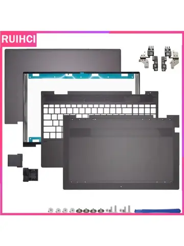 ENVY X360 15-ED 15M-ED 15-EE 15M-EE 새 노트북 부품 LCD 뒷면 덮개 전면 베젤 손목 받침대 하단 경첩 갈색 교체