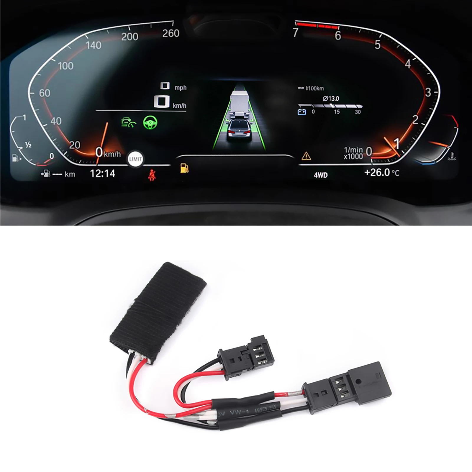 Für BMW G Serie TJA Touch freies ACC PRO PLUS Automatische Cruise Modul Lenkrad Hand Off Erkennung Emulator BDC3/BCP