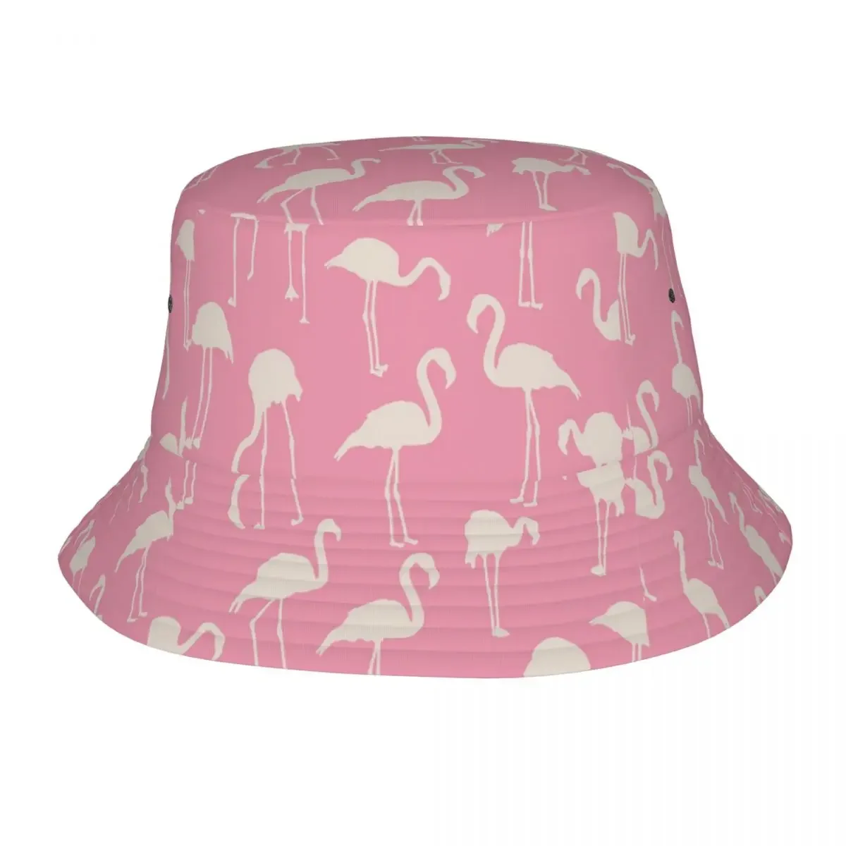 Cute Flamingo Cartoon Bucket Hat for Teen Travel Sun Hat Hip Hop Packable for Outdoor Fishing Hat Boonie Hat