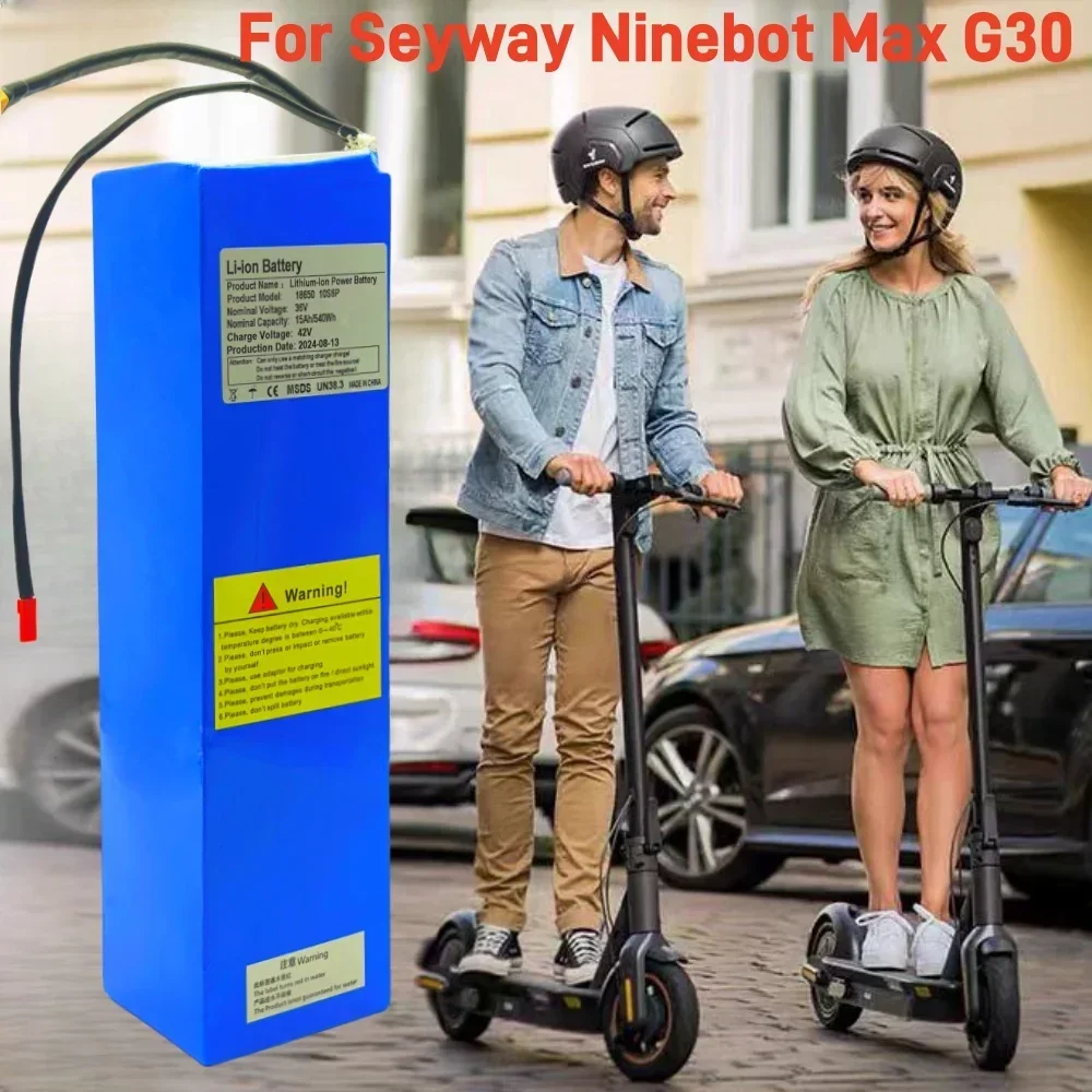 100% novo lítio 18650 36v 15000mah 10s6p bateria recarregável para segway ninebot max g30 scooter elétrico bateria especial