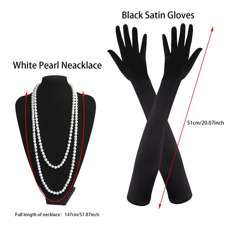 إكسسوارات ملابس تنكرية للنساء والفتيات ، طقم مجوهرات ، 20 ثانية ، إكسسوارات