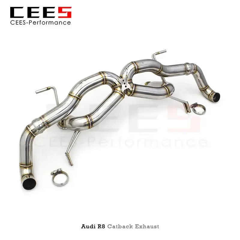 

CEES Catback Exhaust for Audi R8 V8/V10 2017-2023 Super Car Racing Tuning Muffler Stainless steel Performance Exhaust System