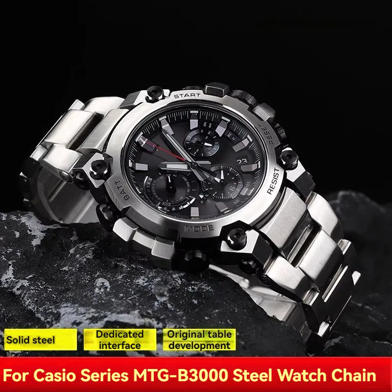 

Stainless Steel Watch Strap for Casio G-SHOCK Series MTG-B3000 MTG-B3000B/BD Metal Strap Quick Release Bracelet Accessories Men