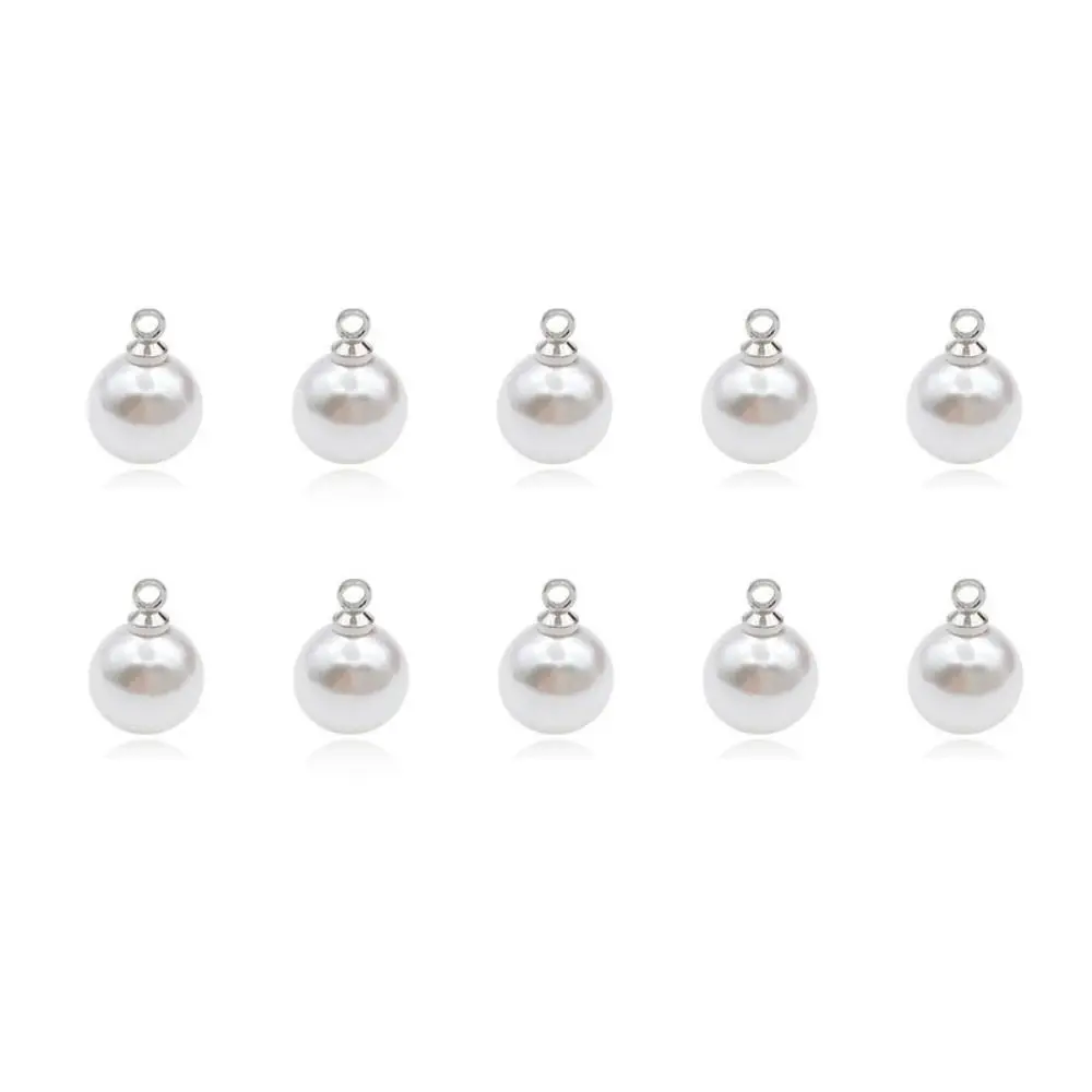 

10 шт., ювелирные изделия, декор для одежды, искусственный жемчуг, пуговицы из АБС-пластика с жемчугом для свитера, искусственное золото, висячие серьги «сделай сам», кулон для мужчин