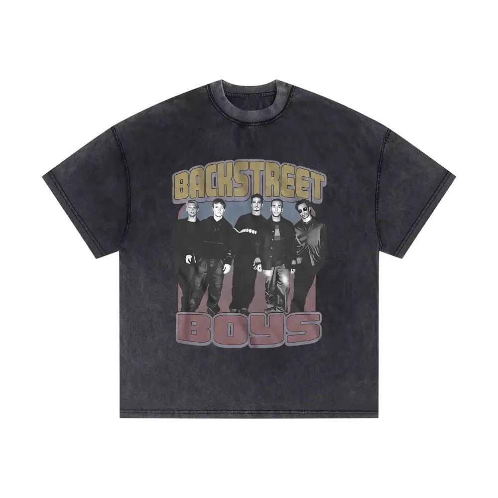 超希少❕Backstreet Boys Black & BlueツアーTシャツ Washed Vintage Backstreet Boys Black & Blue World Tour