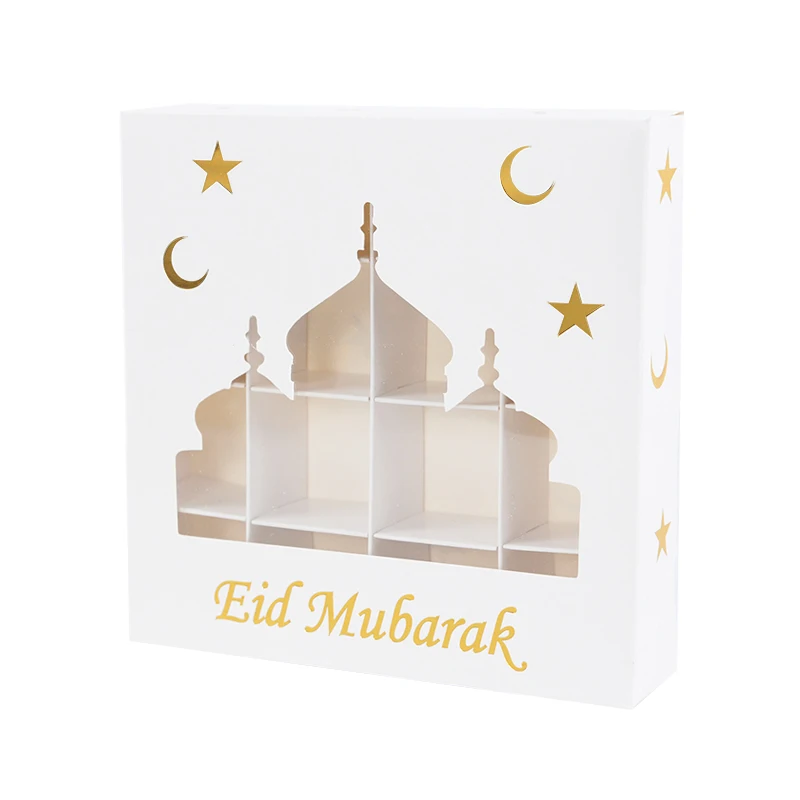 Boîte à bonbons - Eid Mubarak - 6 couleurs - Papier - Décoratif - Mixte