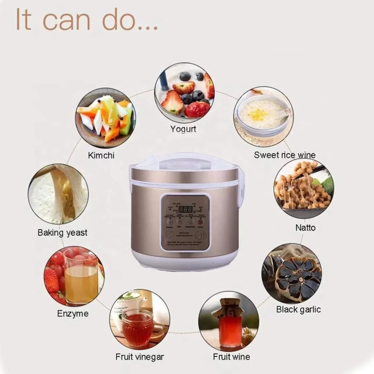 Description Picture 6 of itemNew Product Ideas 2024 Home Bread Fermentation Machine 6L Automatic Natto Yogurt Maker