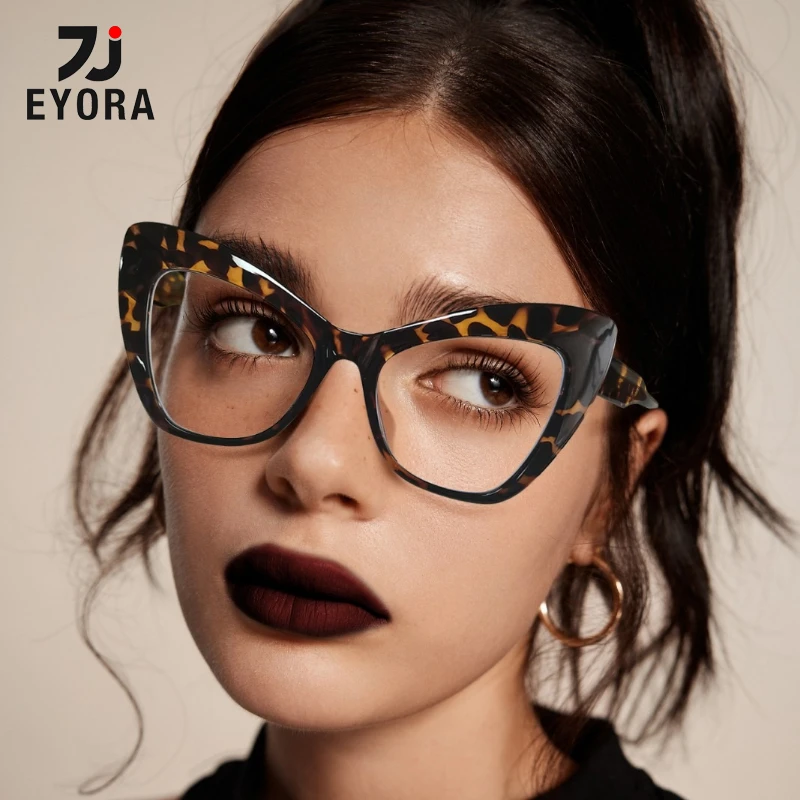 

EYORA Currents Butterfly-framed Women Reading Glasses Anti Blue Ray Myopia and Hyperopia Photochromic Prescription Eyewear Lens