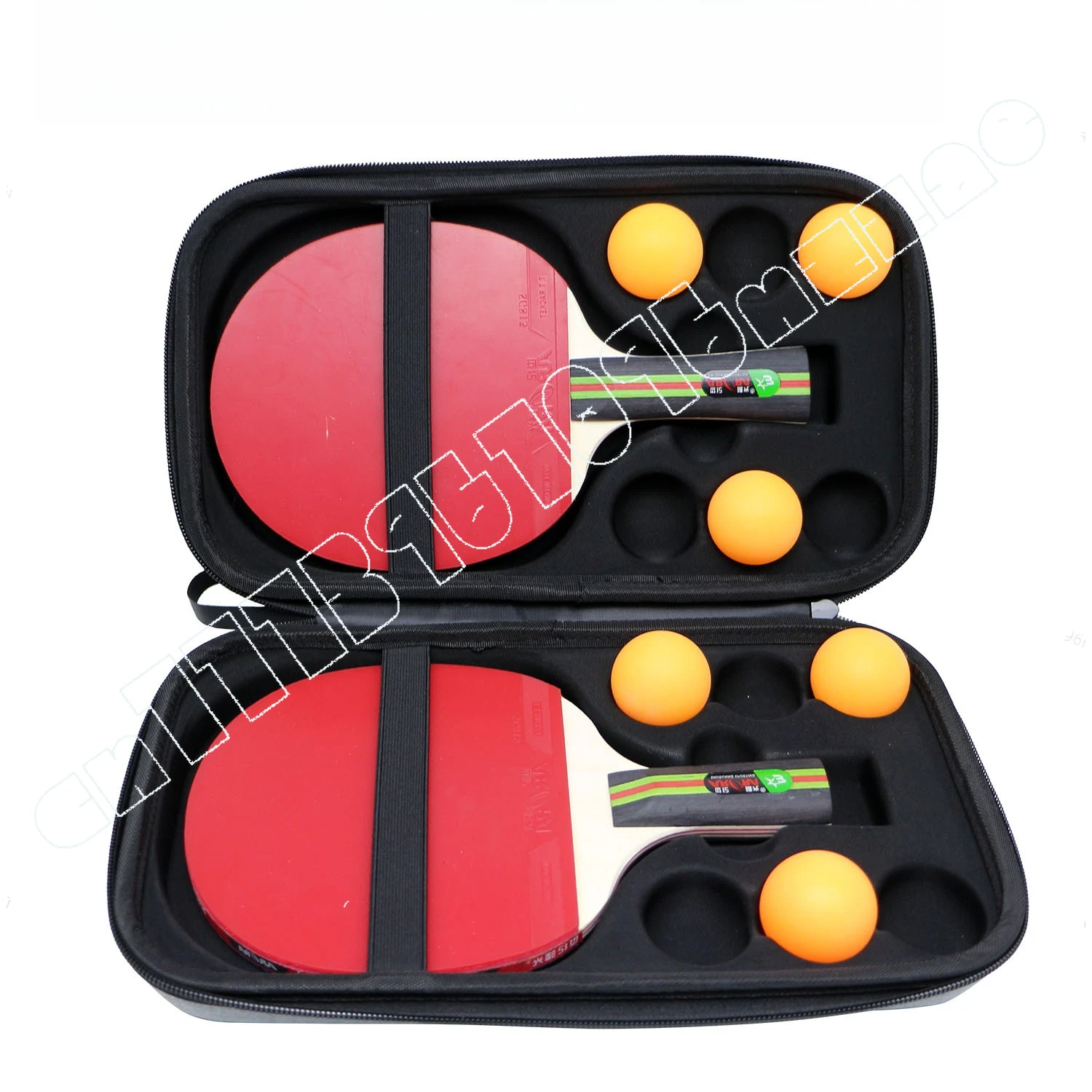 

Table Tennis Racket Cover Bag 2 Pcs, Portable Hard Shell, Anti-drop and Wear-resistant Sports Special Storage Bag.