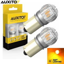 AUXITO 1156 BA15S P21W PY21W 7443 W21W LED Bulbs Super Bright P21/5W 1157 BAY15D 7440 3157 DRL Reverse Turn Signal Light Yellow