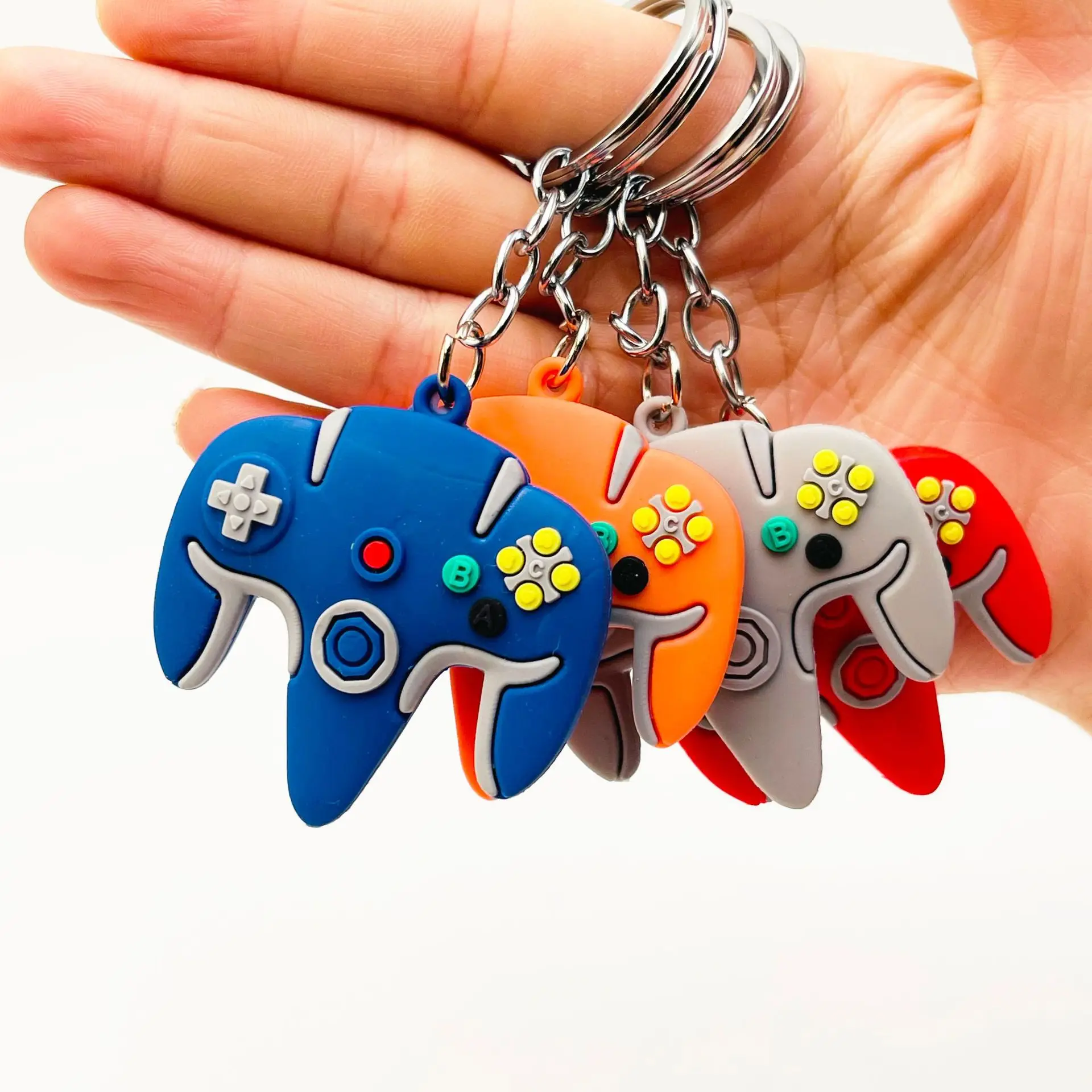 Creative simulation game key chain personality trend game handle key chain bag pendant activities gifts