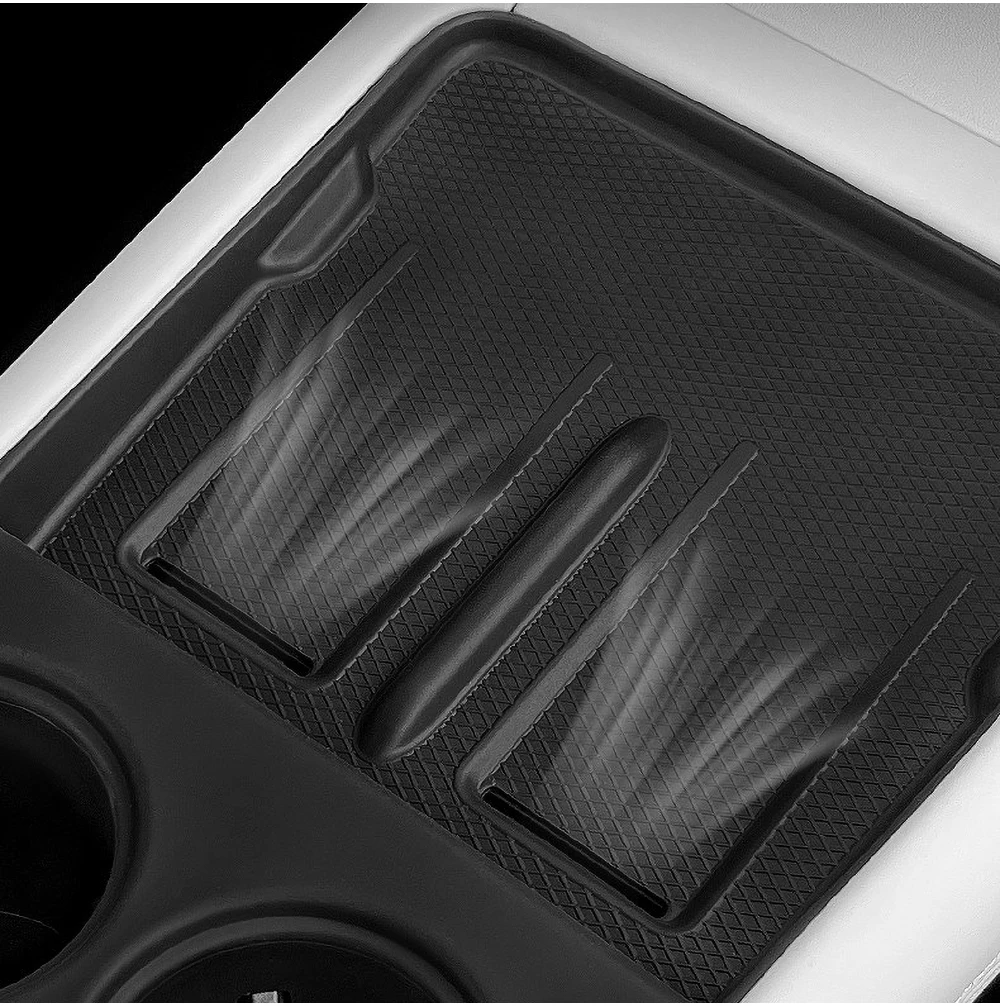 Für Xpeng G6 2023 2024 2025 2026 Auto Kabelloses Lade-Silikonpad Mittelkonsole Getränkehalter-Schutzmatte Schutz-Innenausstattung – Detail 8