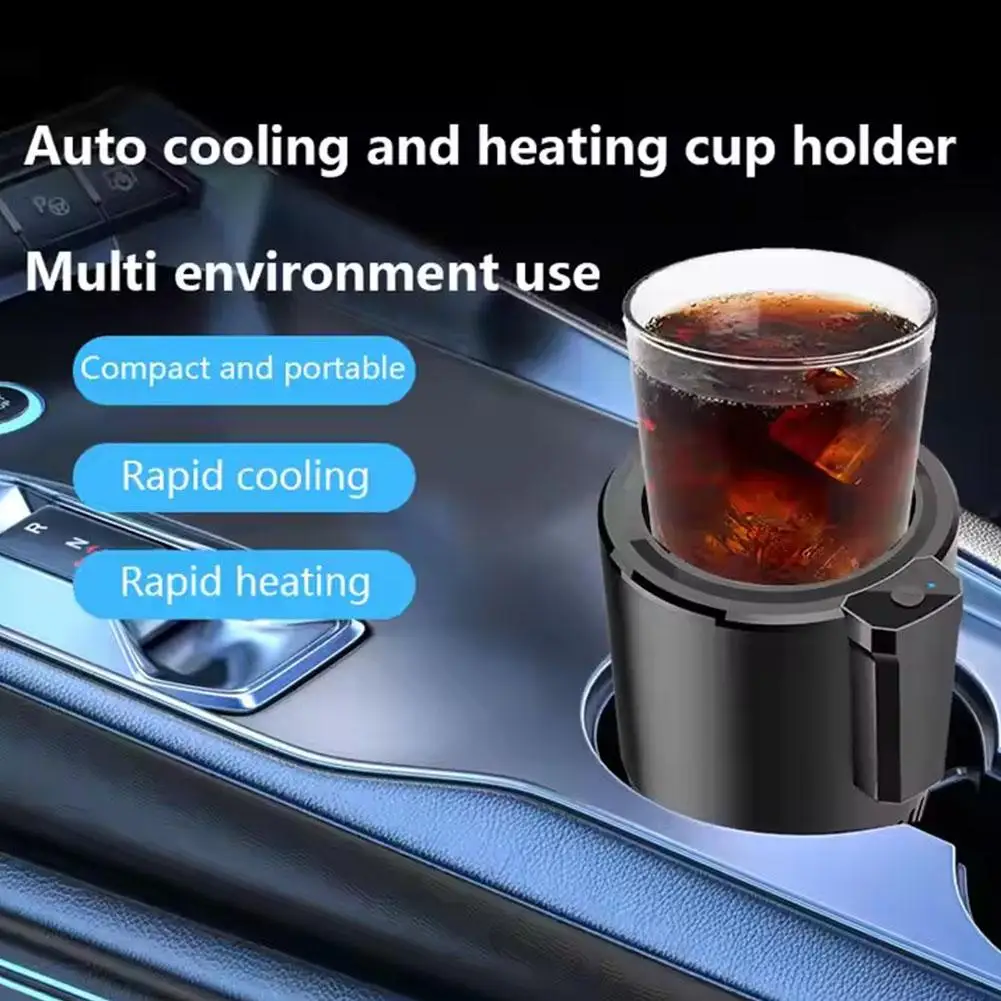 

Портативный умный автомобильный кулер 12 В, подогреватель для домашнего офиса, путешествия на открытом воздухе, мини-автомобильный холодильник с подогревом, держатель для чашки