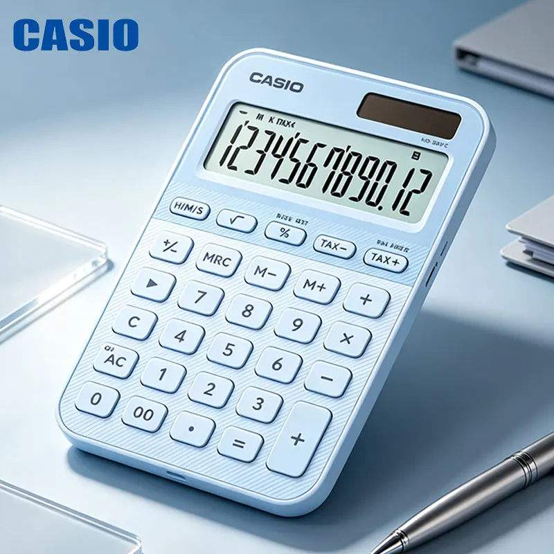 Casio MS-20YC/AX-12B/DH-14 Mondrian Color Scheme Calculator - Cute Ins-style Student Dormitory Office Computer