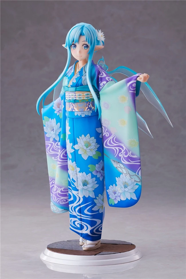 100% Original:Sword Art Online AsunaYuuki kyouyuzen kimono ver 1/7 PVC Action Figure Anime Figure Model Toy Collection Doll Gift