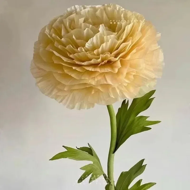 Handmade Giant Peony Paper Art Wedding Outdoor Mall Decoration New Year's Valentine's Day Party