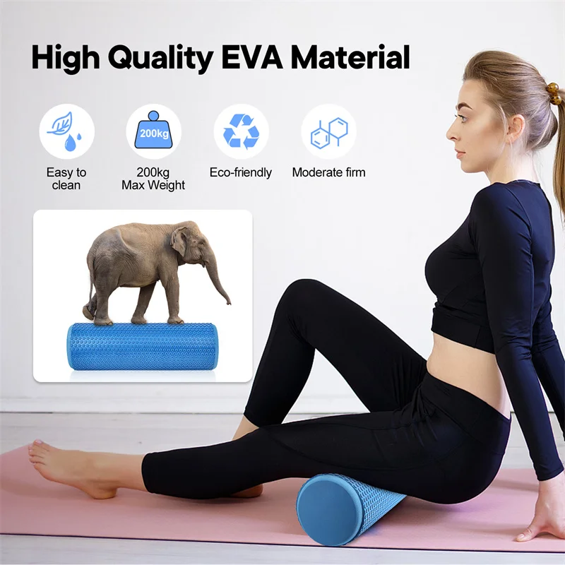 Foam Roller EVA Yoga Roller Massage Point Roller Fitness Gym Exercise Roller Relaxing Muscle Multiple Size