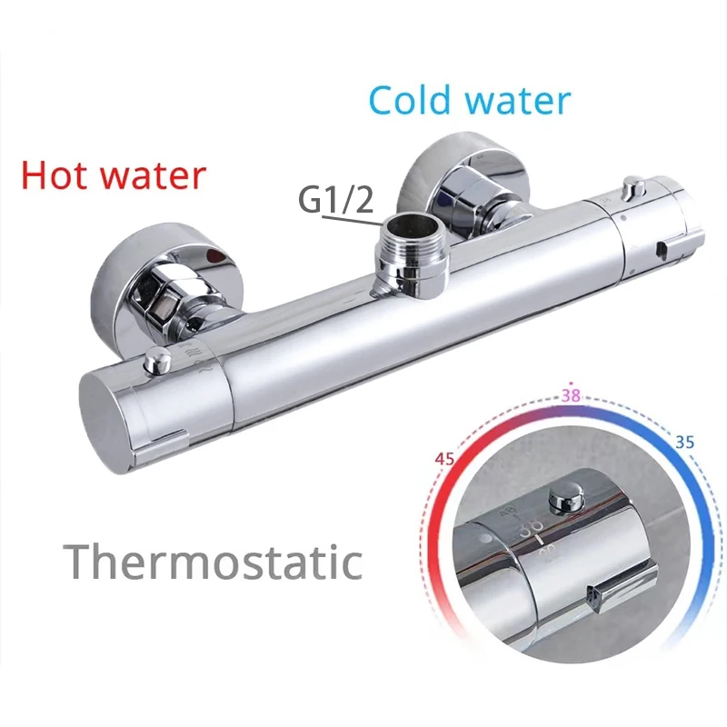 Thermostatic Shower Faucet Mixing Valve Thermostatic Shower Faucets Bathtub Faucet for Bathroom