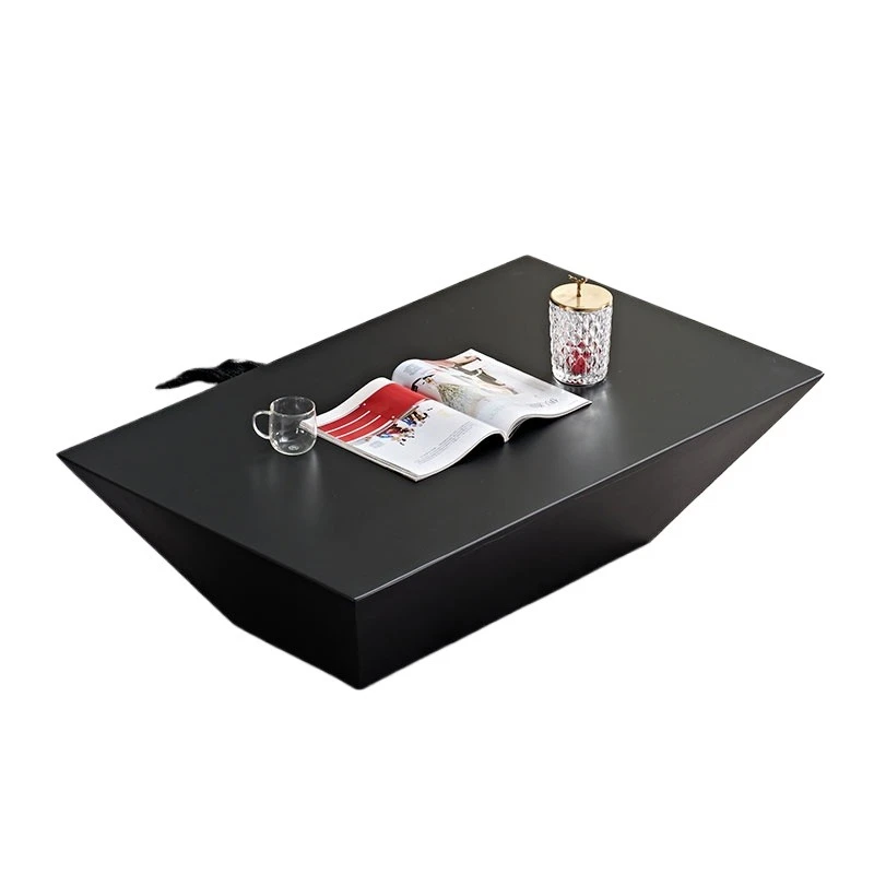 

FRP suspension black coffee table Internet celebrity trend art small apartment paint whole party