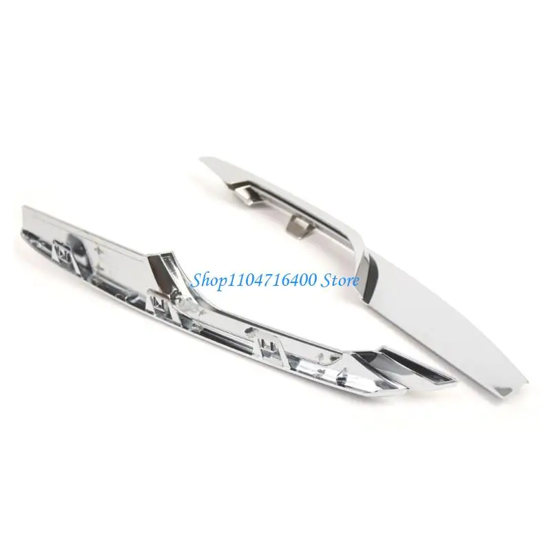 

y1gd Chrome Headlight Cover Polished Chrome Lens Protector Headlights Guard Simple Installation Suitable for Car 3 Models